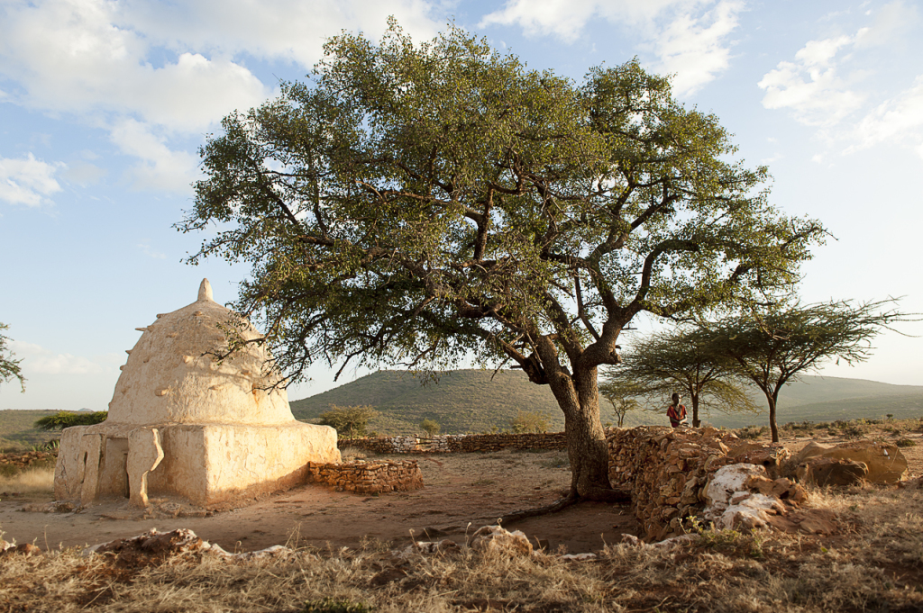 il tempio dedicato a Maometto nel villaggio di Sheikh Hussein