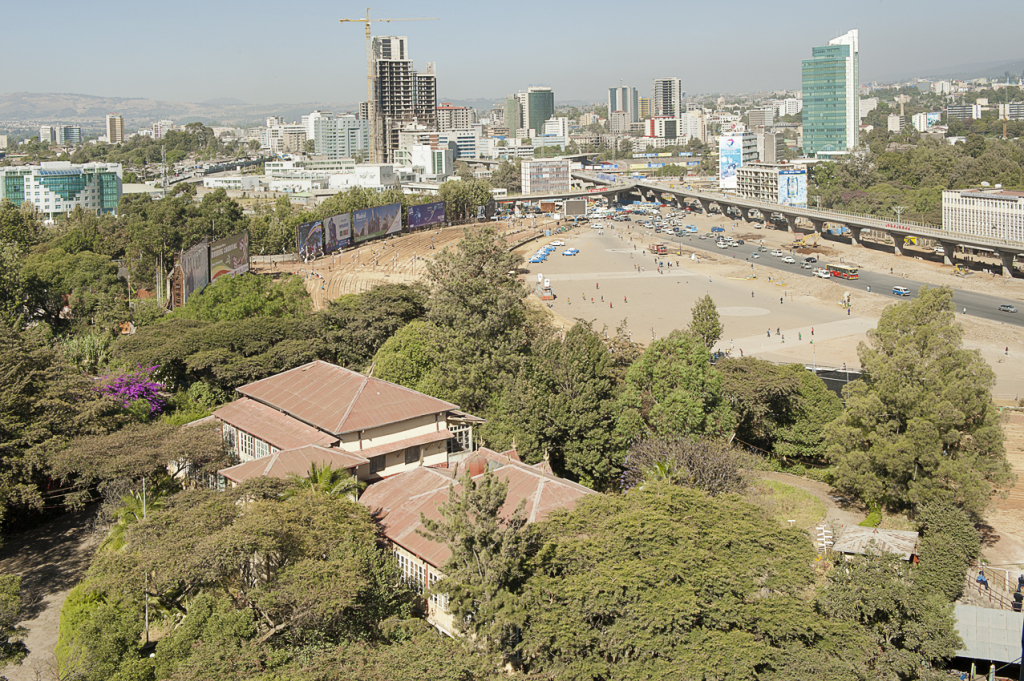 Addis Ababa Museum, Meskel square