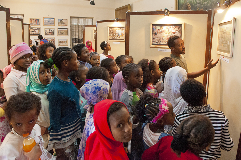 school at the museum