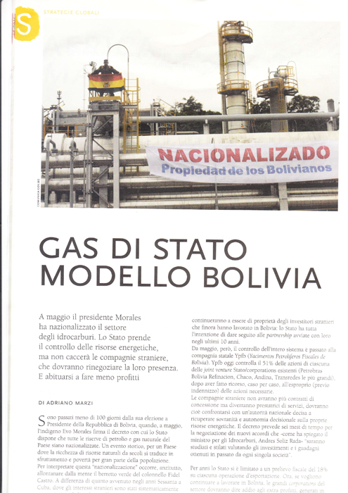 gas Bolivia