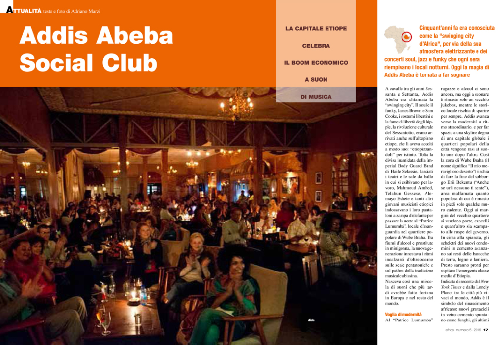 Addis Abeba Social Club - Africa 7-16-1